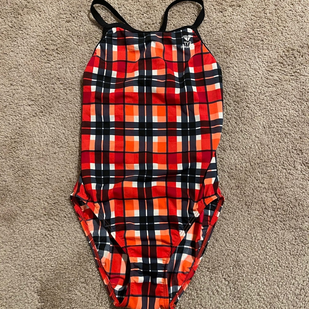 Competitive one piece racerback swimsuit